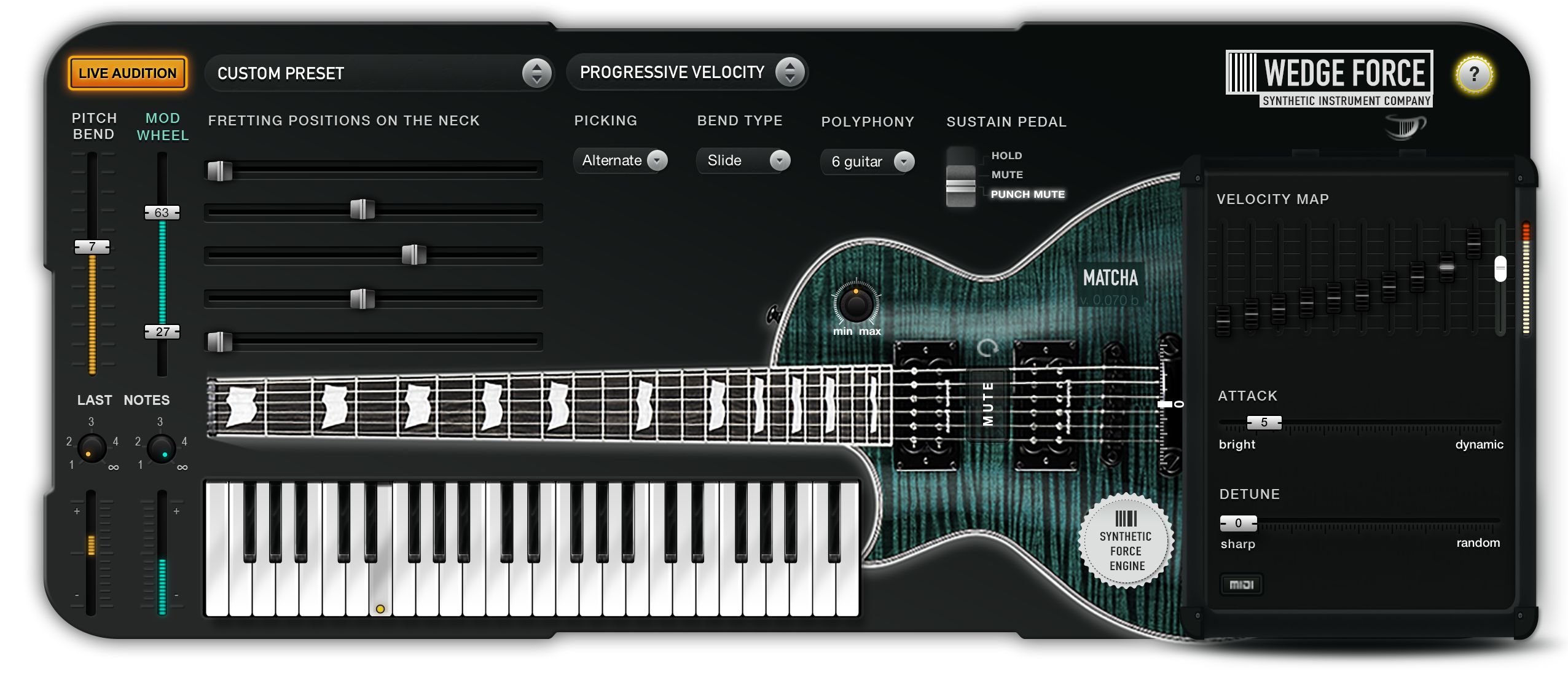WEDGE FORCE Software Synthesizer Instruments » Matcha DI Synth